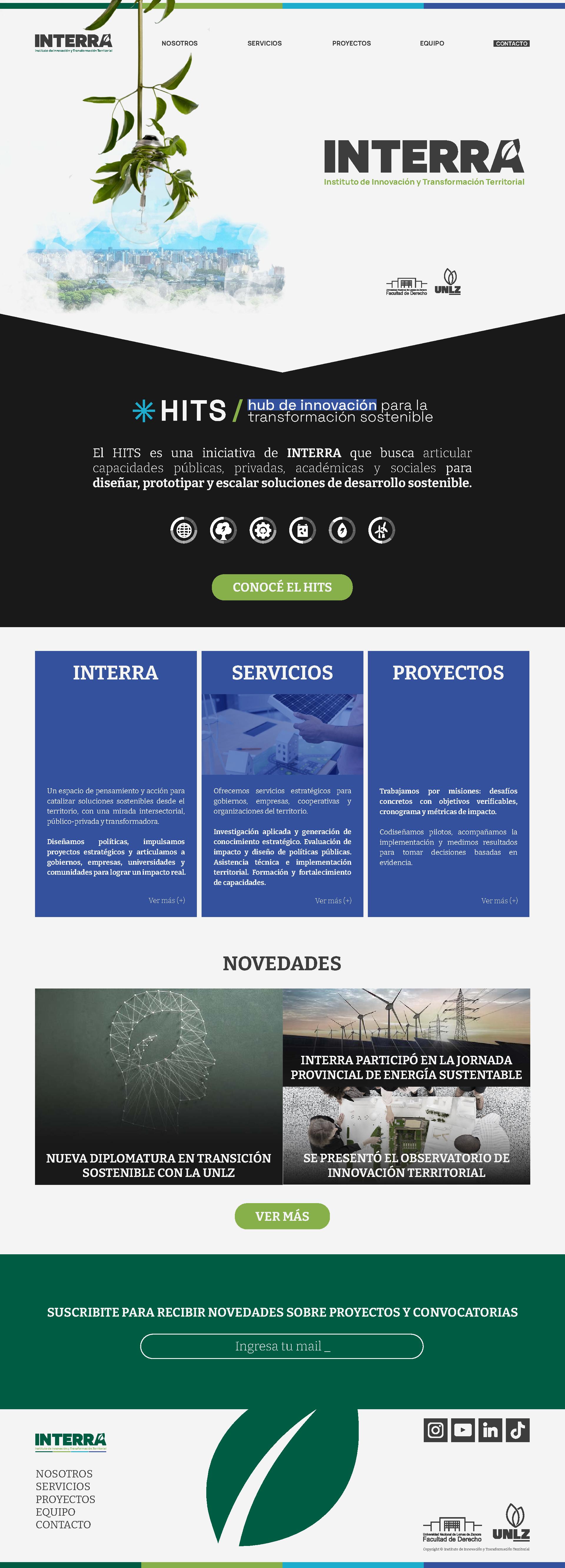 Maquetación y wireframes interactivos del nuevo sitio web